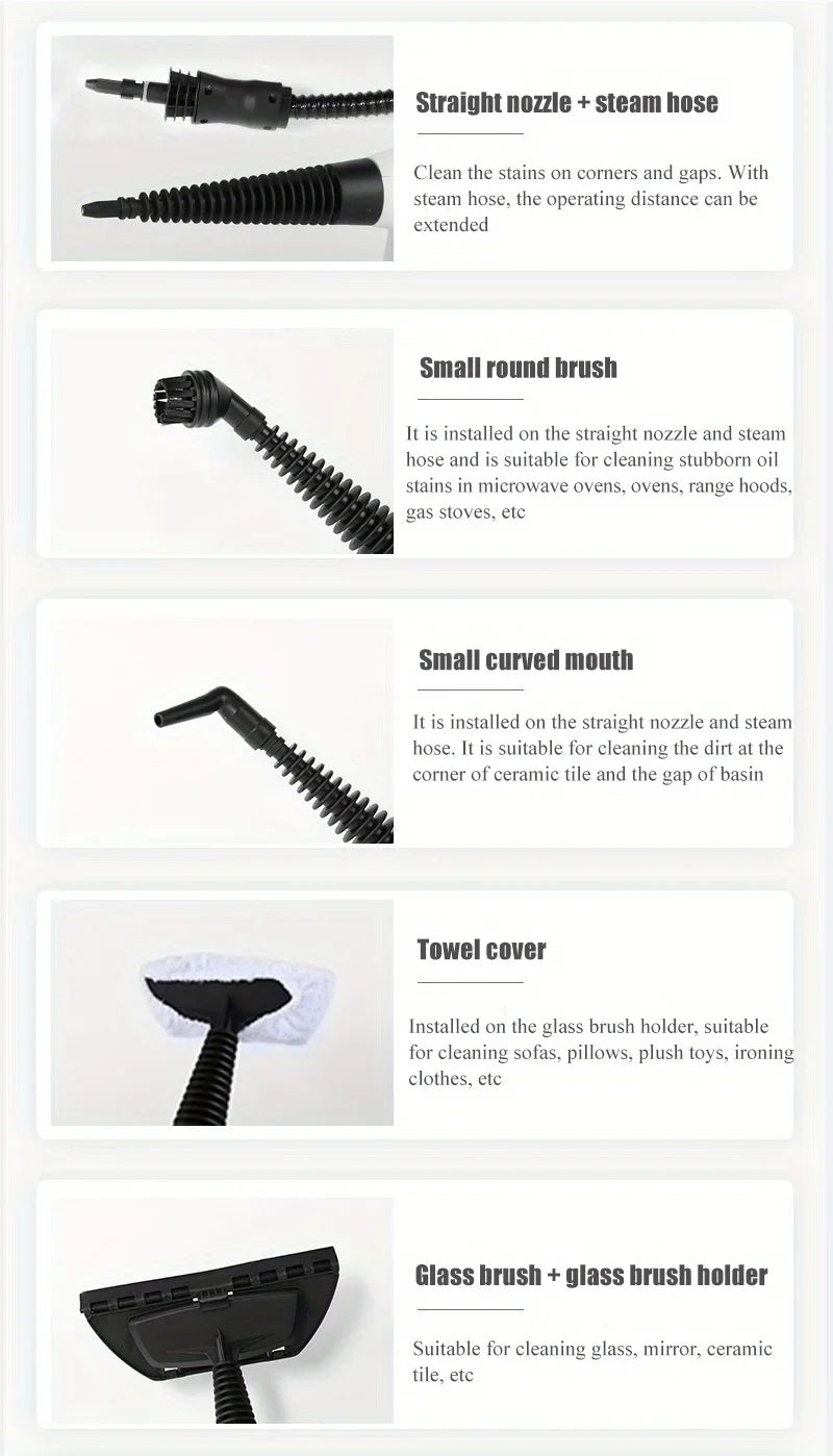 Handheld steam cleaner high pressure Cleaning machine household air conditioner Kitchen Hood cleaner Portable car steam cleaner
