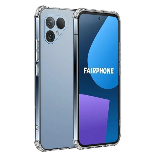 TPU Transparent Phone Case for Fairphone 6 5 Fairphone5 Protective Cover Four Corners Shockproof Fundas Capa