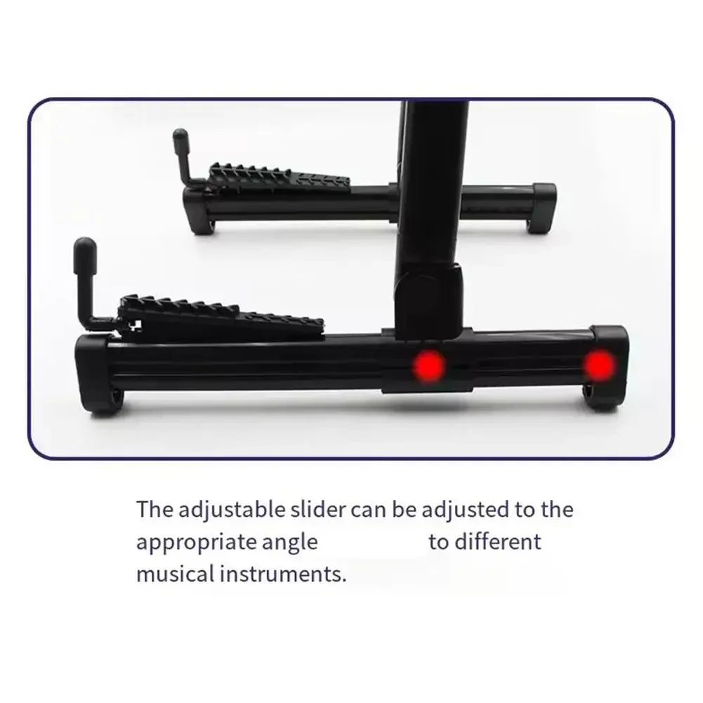 Foldable Guita rStand for Acoustic Guitars Electric and Bass Portable and Lightweight Easy Household Universal Floor Stand