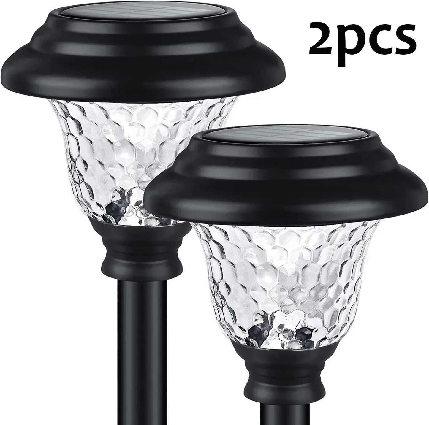 Solar Lawn Lights Outdoor Waterproof Garden Decor Light Ground Lamp Patio Balcony Garden Light LED Landscape Lamp for Yard Fence