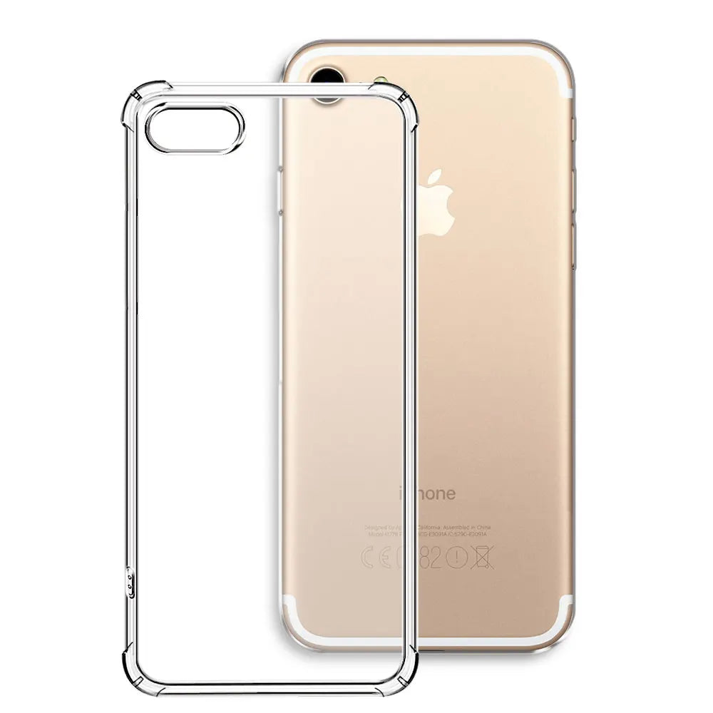 Shockproof Airbag Clear Phone Case For iPhone SE 2020/SE2 2022/ iPhone 7 Plus /8 Plus Case Soft Silicone Protect Back Cover
