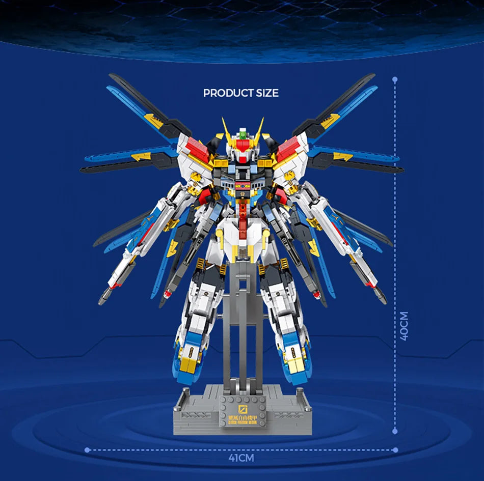 Cyber Mecha Model Building Blocks - Storm Freedom Ancestor Mechanical Robot Assembly Kit for Kids & Adults