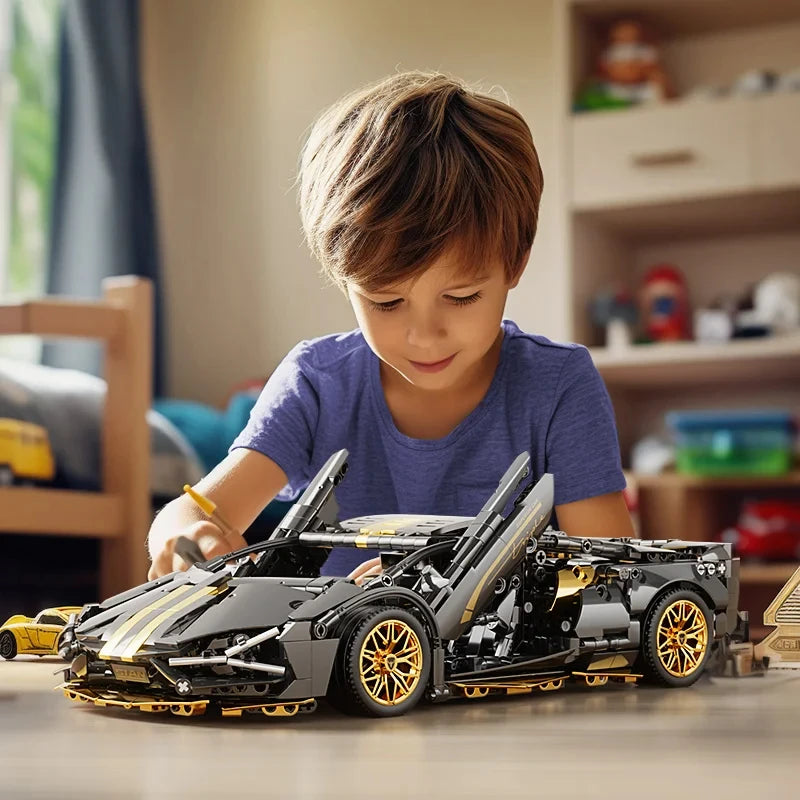 67129 Car MOC 1280pcs Building Blocks Sports Car Model Kit - 1:14 Scale Adult Collectible Construction Toy