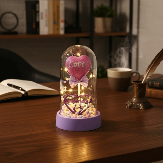 Creativity Transparent Glow Led Light Romantic Beautiful Valentine's Day Decorations Colorful Balls LED Love Lamp Wedding