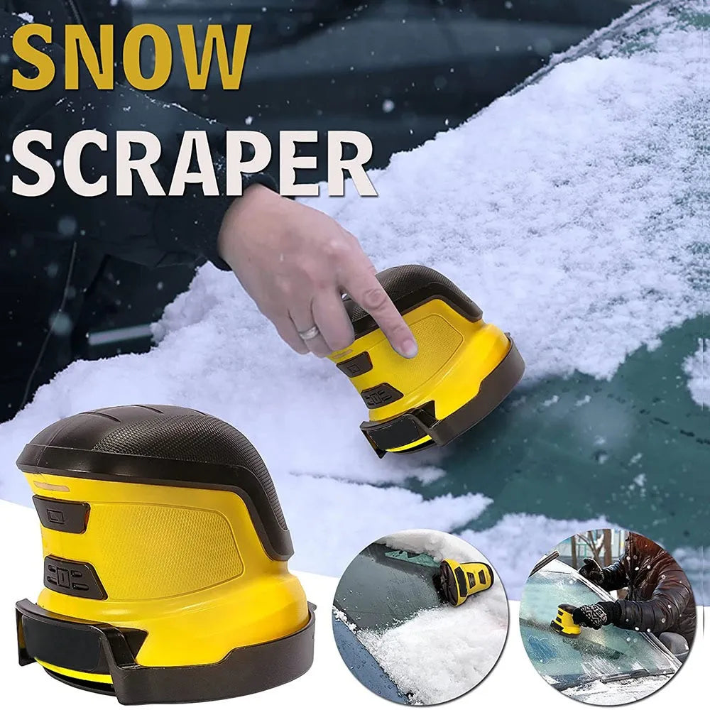 1pcs Car Electric Ice Scraper Windshield USB Charging Snow Removal Scraper Winter Driving Window Ice Removal Tool Car Accessory