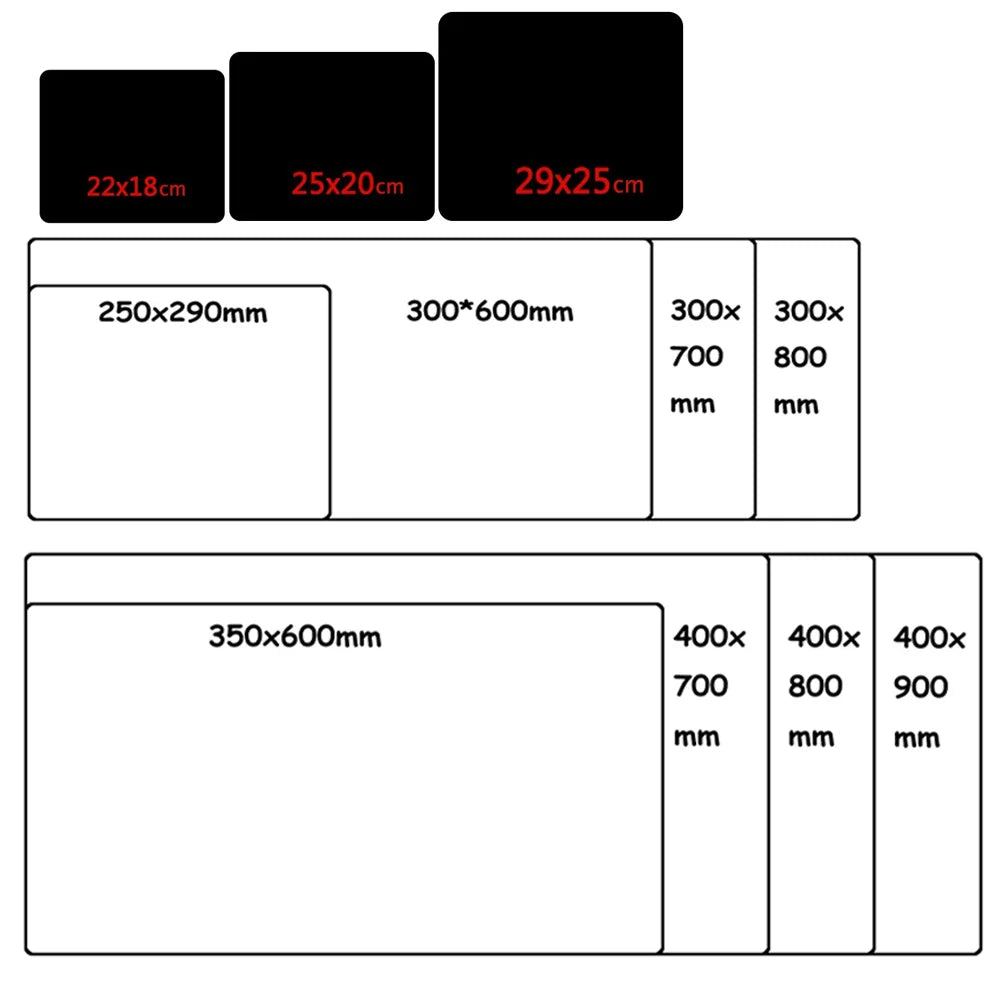 Gaming mats large Extended pad Mouse pad Gamer PC Computer Keyboard mousepad XXL Desk mat offices interior accessories rug