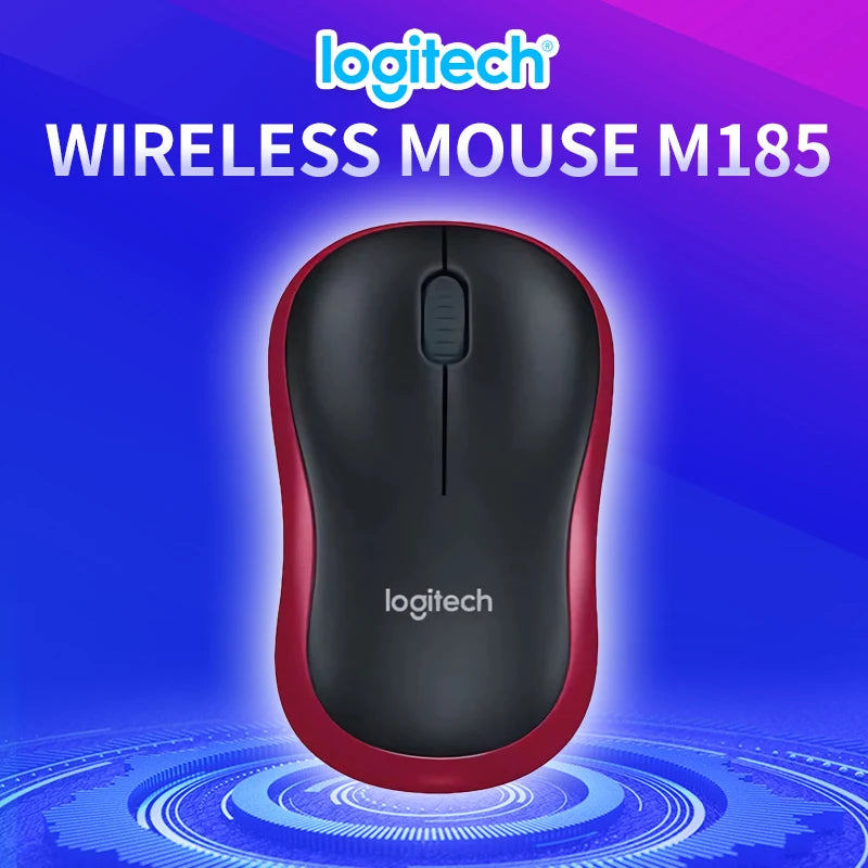 Logitech G304 M185 Eco-Friendly Wireless Mouse, Silent and Low Power, Ideal for Home, Office, and Study, Best Value Choice