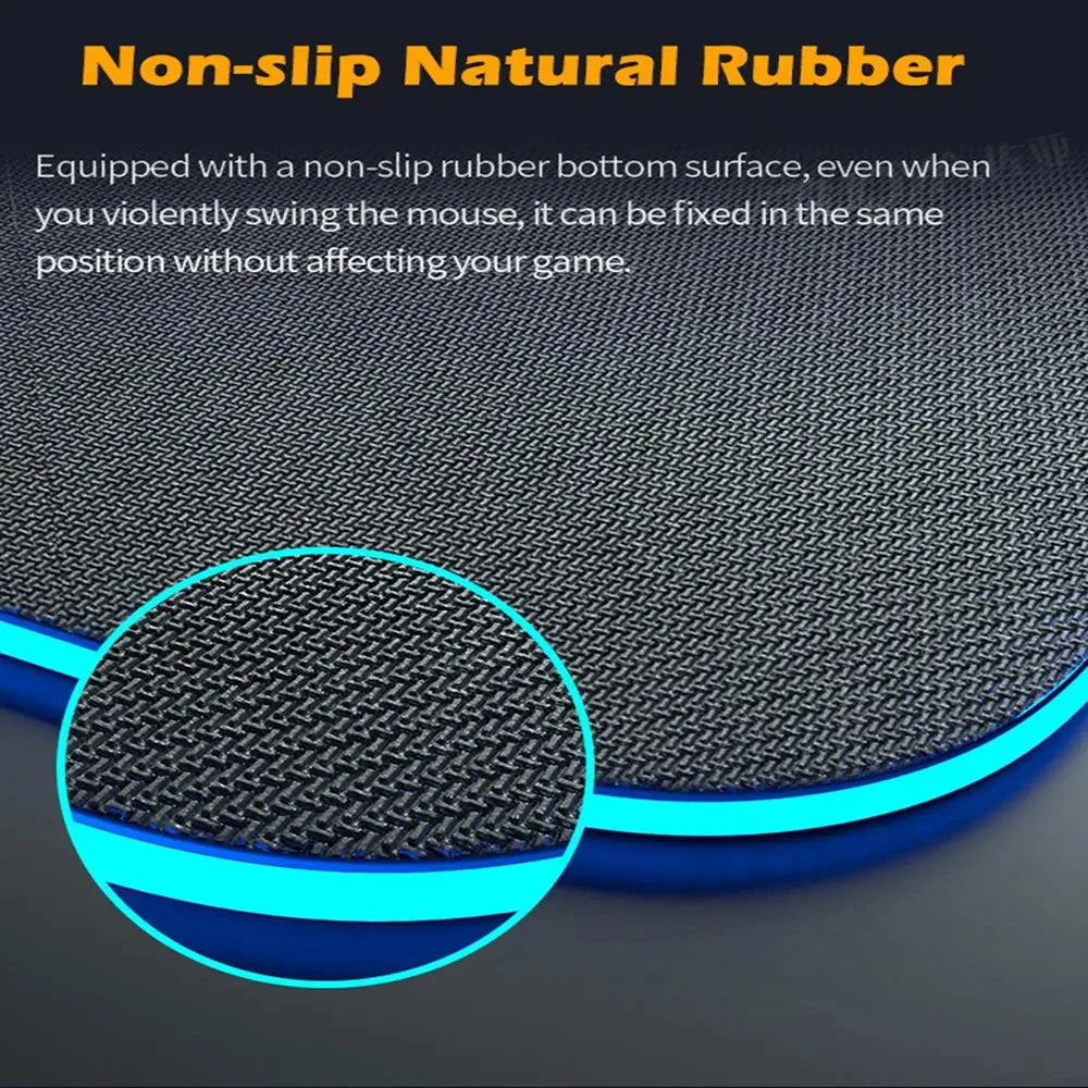 RGB A_Asus Rog mouse cute keyboard pad large table mat LED game electric standard pad anime luminous game computer cabinet pad